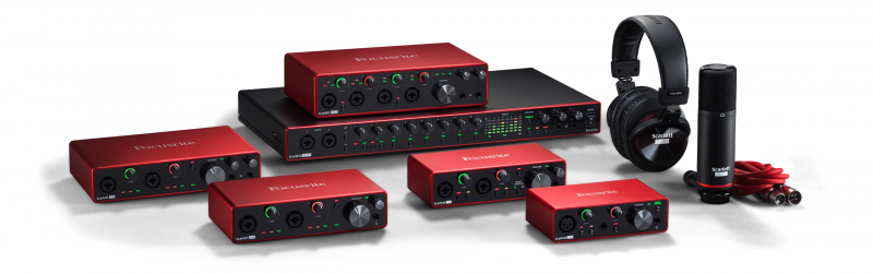 Soundcard thu âm Focusrite nổi bật
